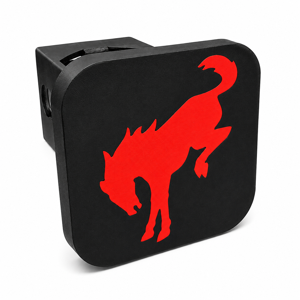 Bronco Bucking Horse Trailer Hitch Cover – 2” Receiver | 3D Printed | Fits Ford Bronco & More