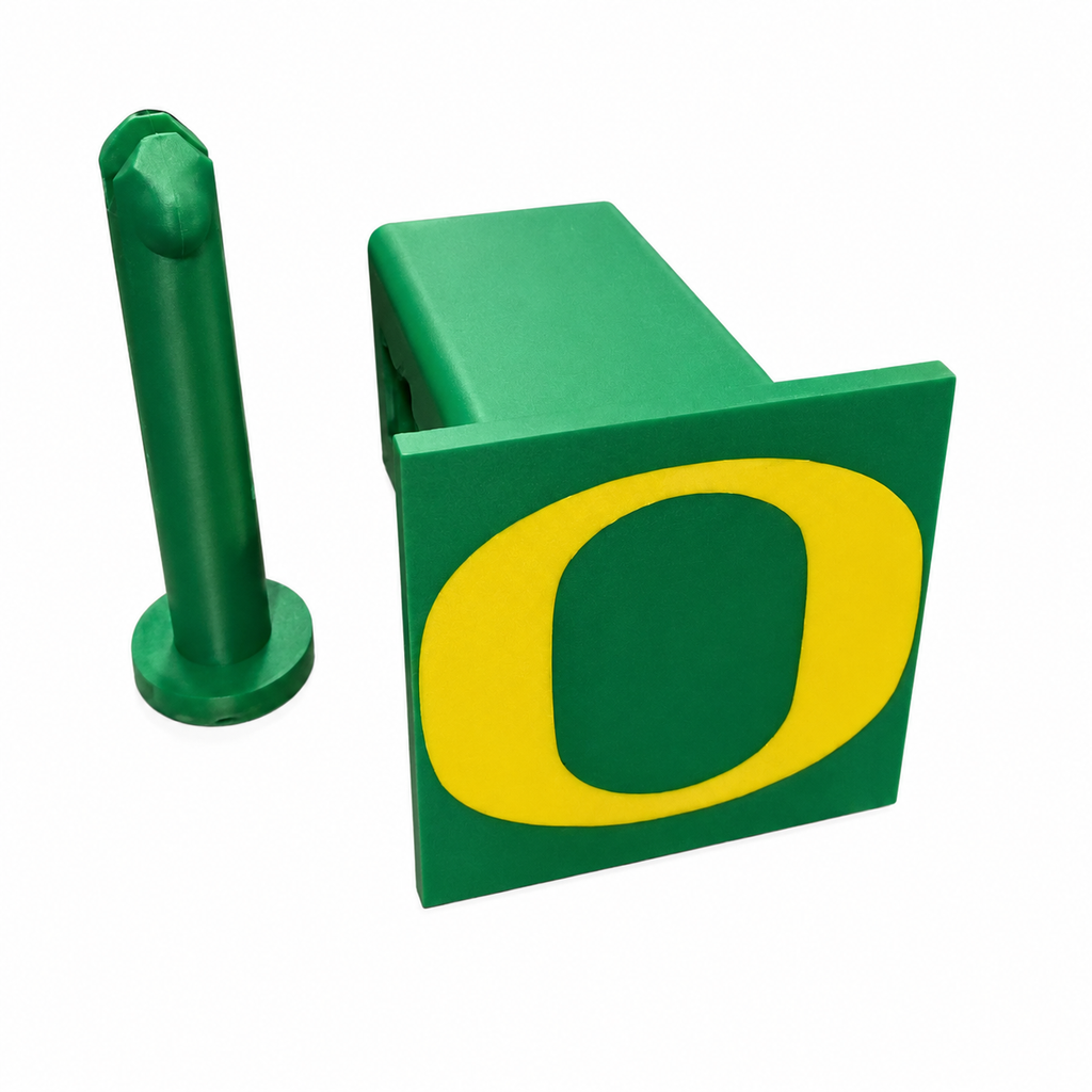 Oregon Ducks Trail Hitch Cover | 3D Printed | Fits 2” Receiver