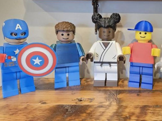 Custom 16-Inch Brick-Style Character Figure | Superheroes, Pop Stars & More (Copy)