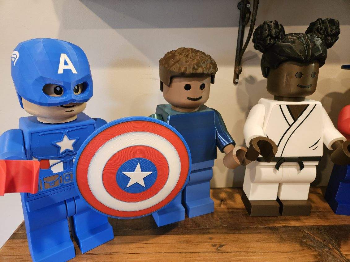 Custom 16-Inch Brick-Style Character Figure | Superheroes, Pop Stars & More (Copy)