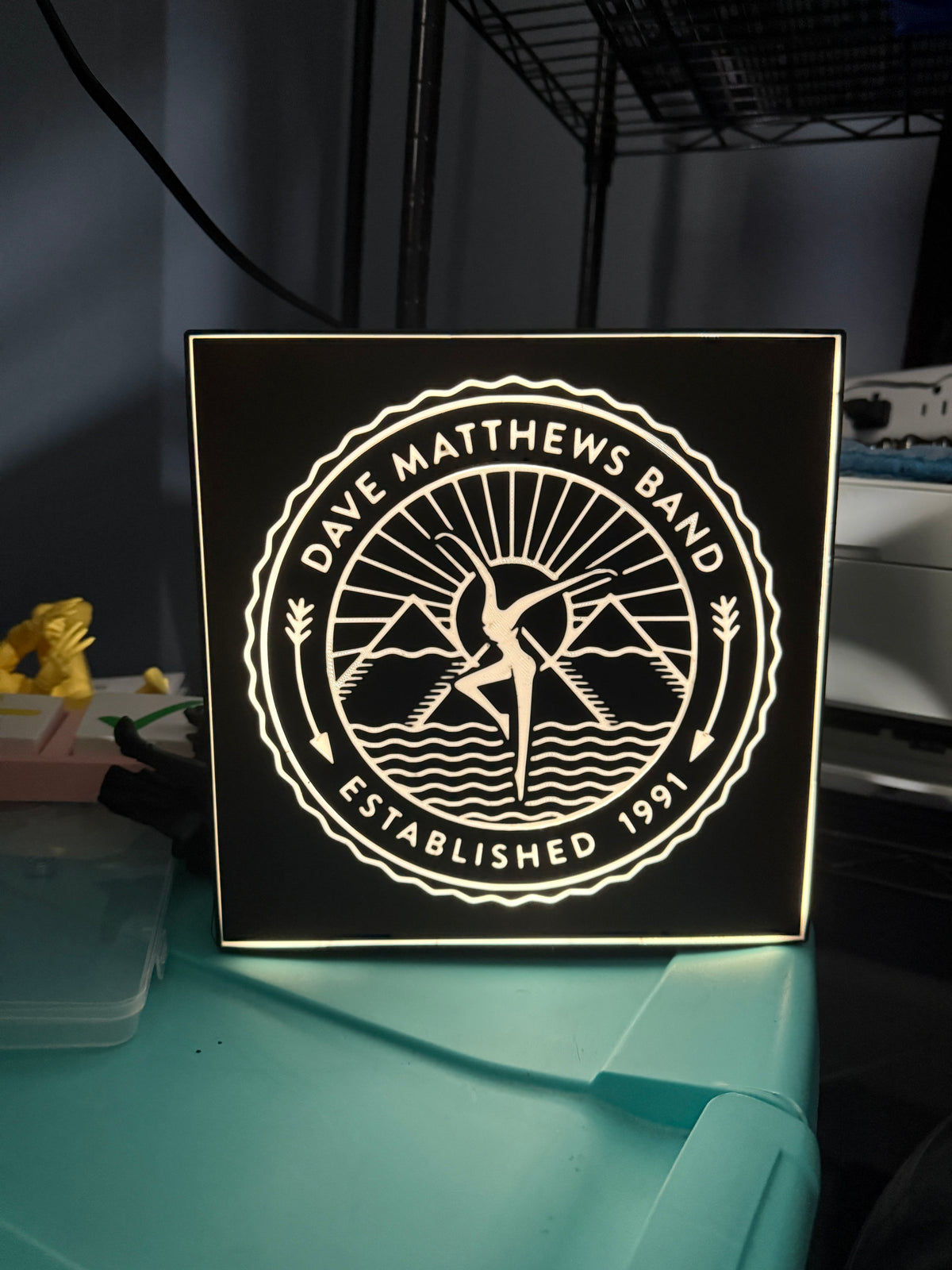 Dave Matthews Band Light Box – LED Illuminated Wall Art