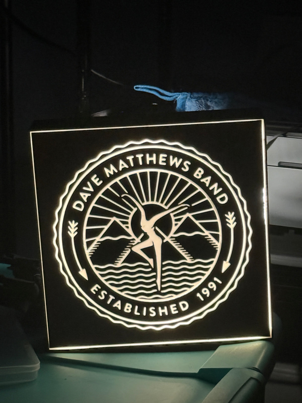 Dave Matthews Band Light Box – LED Illuminated Wall Art