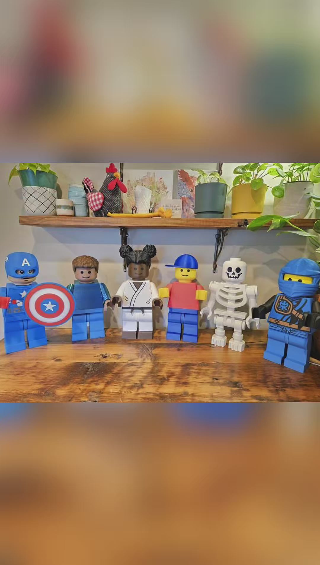 Custom 16-Inch Brick-Style Character Figure | Superheroes, Pop Stars & More (Copy)