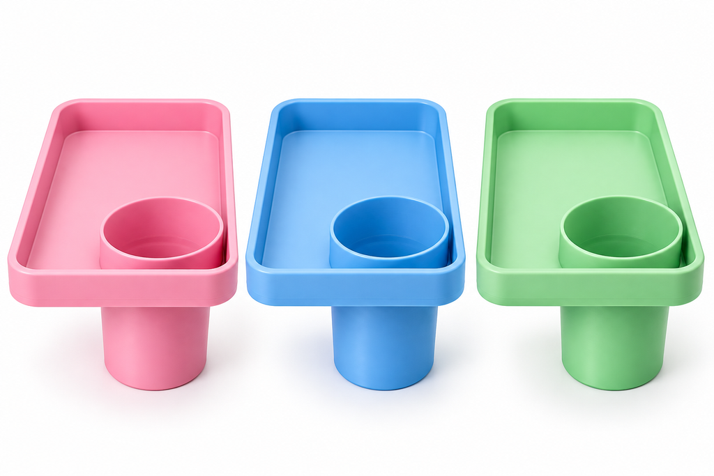 🚗 Kids Car Seat Cup Holder Tray | Travel Activity & Drink Tray
