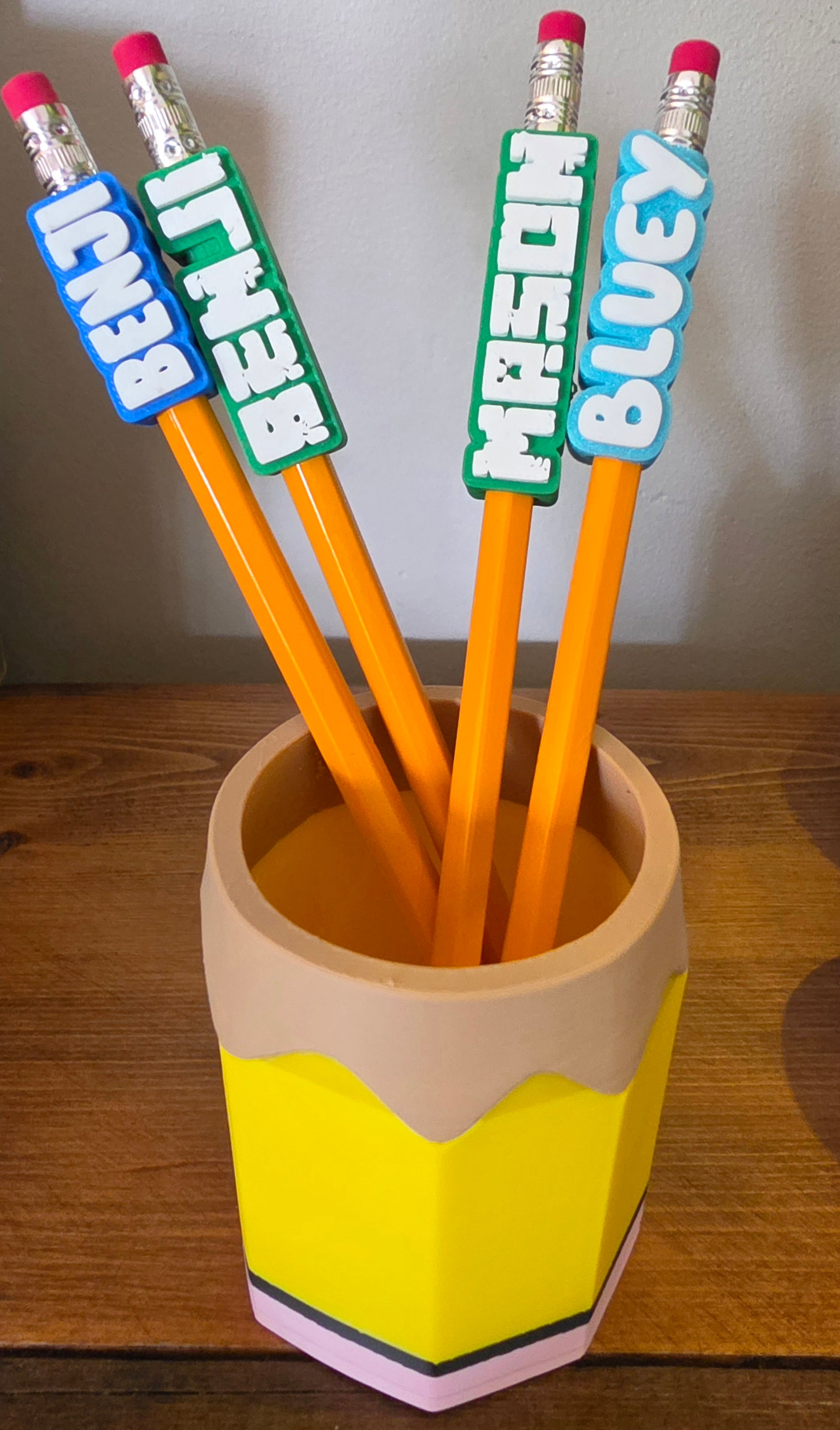 Pencil Labels | Name Pencil Toppers | Set of 3