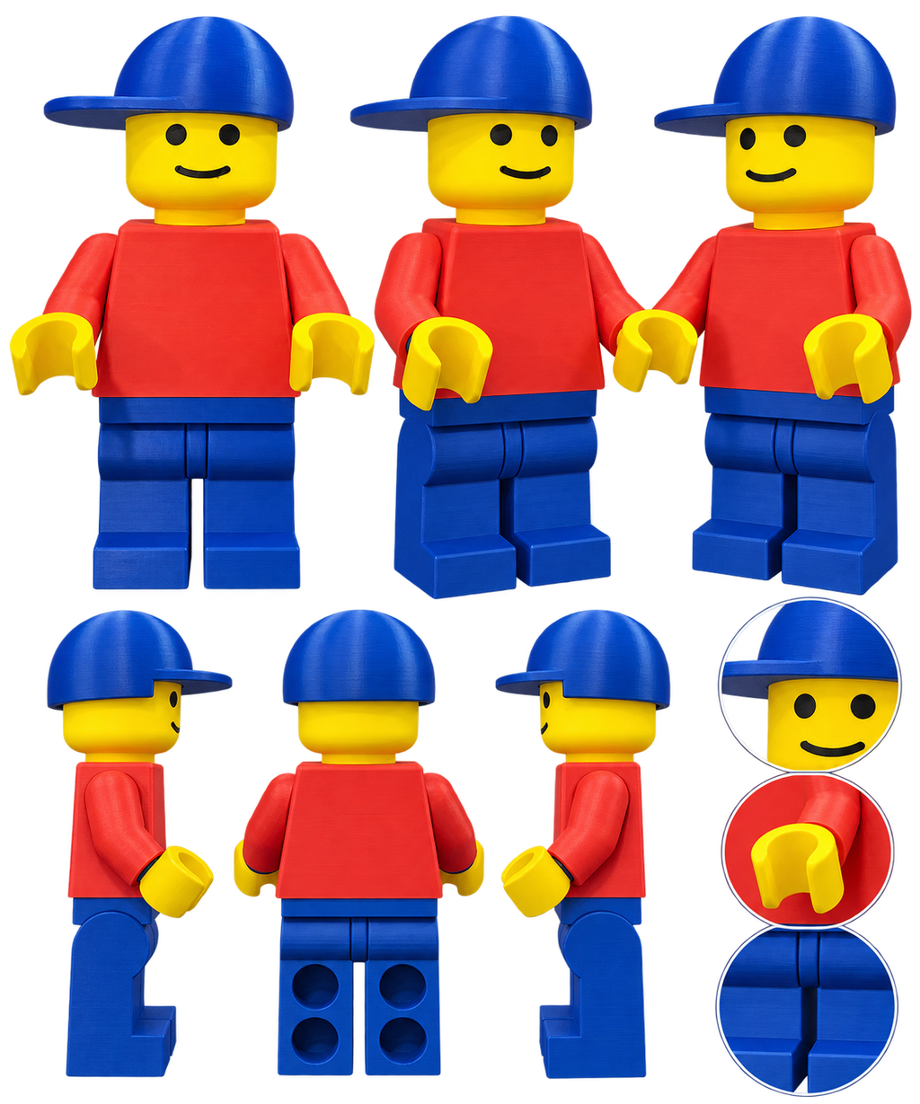 Custom 16-Inch Brick-Style Character Figure | Superheroes, Pop Stars & More