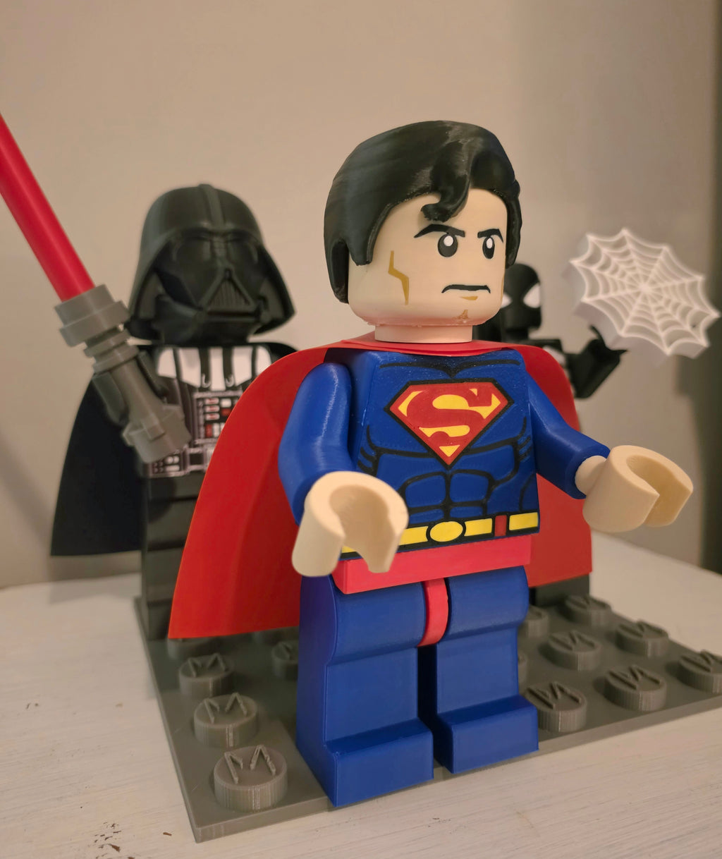 Custom 8-Inch Brick-Style Character Figure | Superheroes, Pop Stars & More